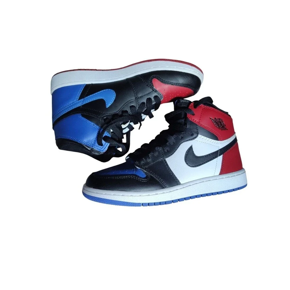 AIR JORDAN RETRO 1 HIGH TOP  3 GS SNEAKERS Size 6.5 Youth/8 Women's    56